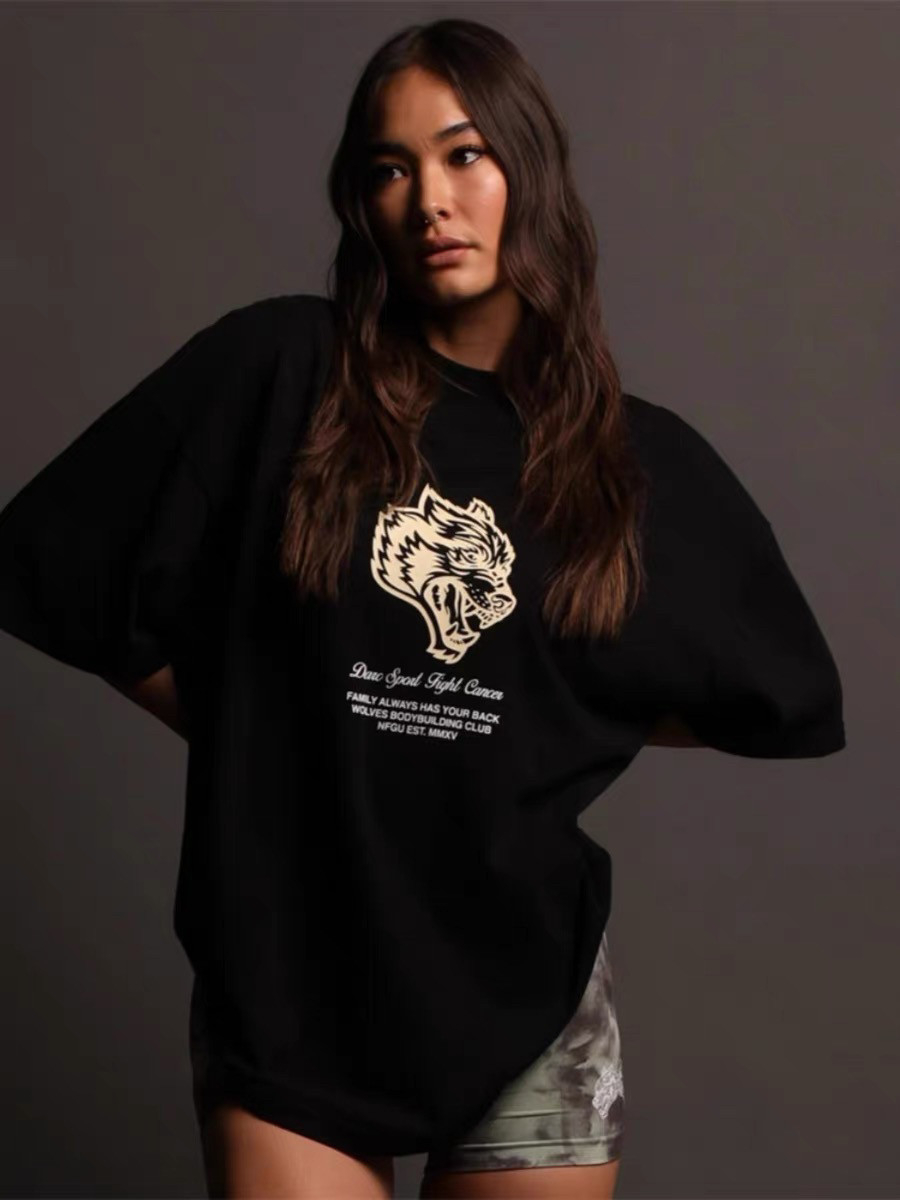 White Classic Wolf Head GYM Fi - огляд і ціна Streetwear Gym Brand