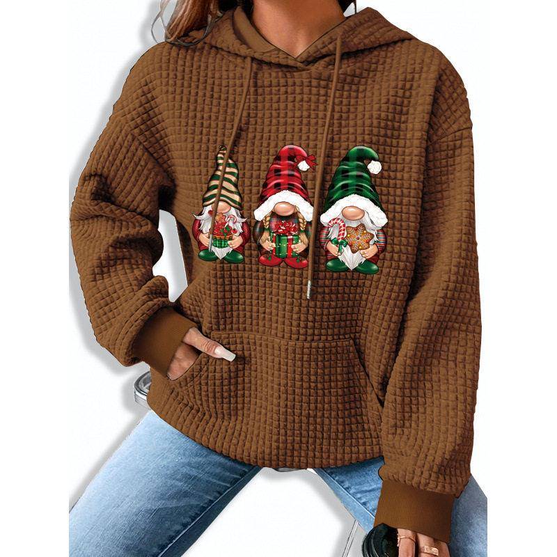 Christmas Print Hoodie Women's - огляд і ціна Streetwear Brand Collection